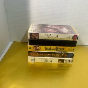 Lots of 5 Classic Comedy and Drama VHS Collection